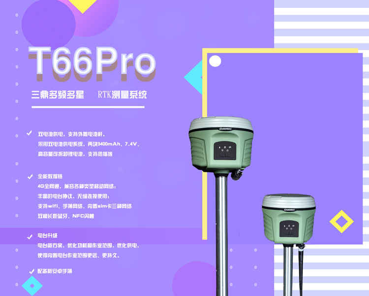 三鼎T66Pro GPS RTK測量系統(tǒng) 三鼎T66Pro GPS RTK測量系統(tǒng)