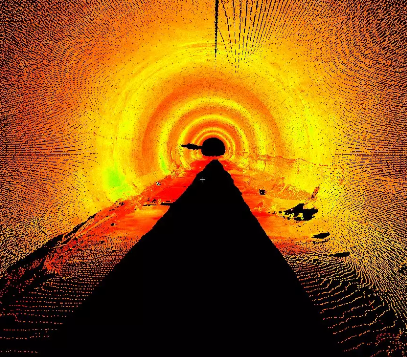 刪除通風(fēng)管、人員走動(dòng)等噪聲點(diǎn)云