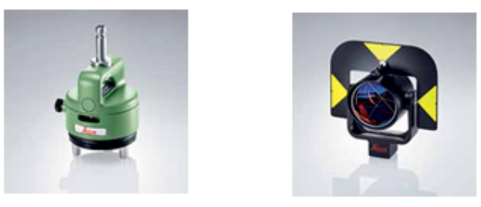 徠卡棱鏡和支架合理搭配，更易獲得高精度測量成果！